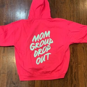 Kids Pink Hoodie with Graphic Print